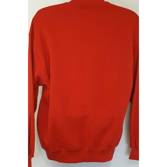 Vintage 90s Tigger Crew Neck Sweatshirt Large Christmas Big Logo Made In Usa Red - Picture 4 of 6